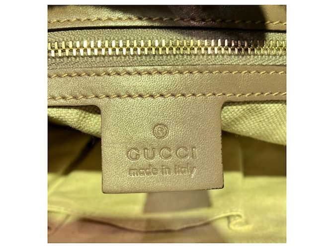 Borsa a Spalla Gucci Mayfair Beige - vista 4