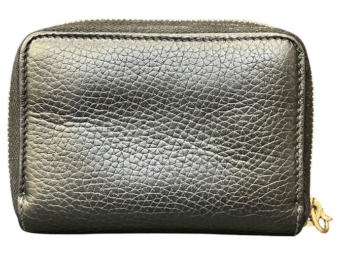 Gucci Soho Leder-Kleingeldbeutel Schwarz - Ansicht 2
