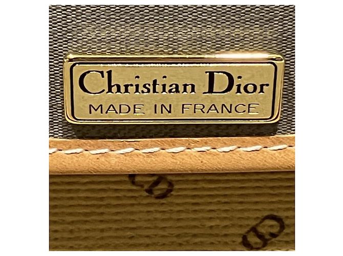 Clutch Christian Dior Grigio Marrone - vista 4