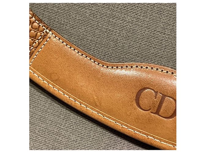 Clutch Christian Dior Grigio Marrone - vista 7