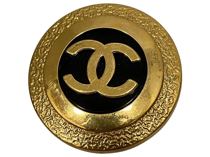 Orecchini a clip Chanel Vintage Coco Mark D'oro - vista 4