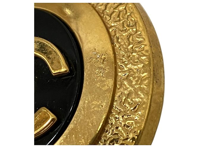 Orecchini a clip Chanel Vintage Coco Mark D'oro - vista 5