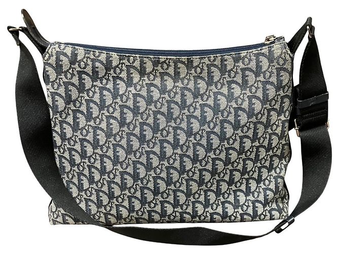 Borsa a tracolla Christian Dior Dior Trotter Blu navy - vista 2