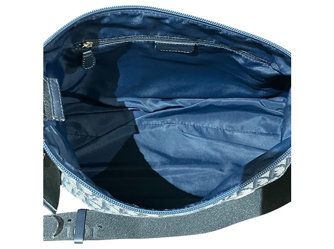 Borsa a tracolla Christian Dior Dior Trotter Blu navy - vista 8