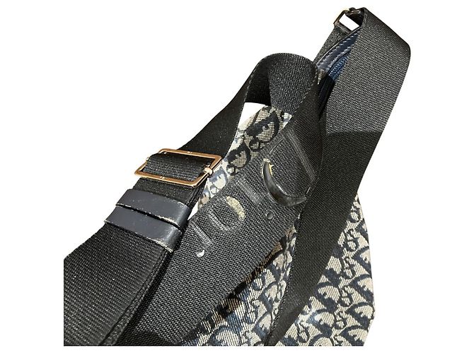 Borsa a tracolla Christian Dior Dior Trotter Blu navy - vista 9