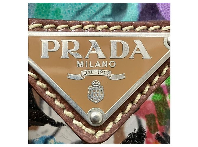 Prada PRADA Tote Bag mit venezianischem Print Mehrfarben - Ansicht 4