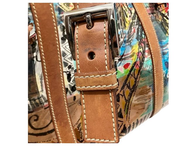Prada PRADA Tote Bag mit venezianischem Print Mehrfarben - Ansicht 8