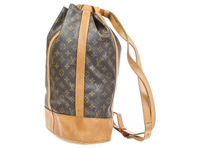 Zaino Louis Vuitton Randonnee Monogram Canvas GM Marrone - vista 2