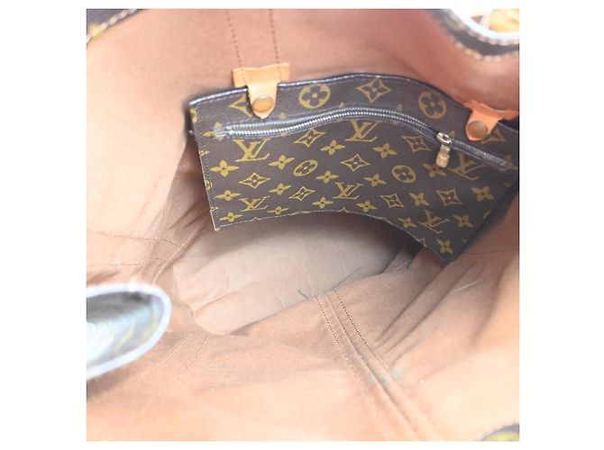 Zaino Louis Vuitton Randonnee Monogram Canvas GM Marrone - vista 5