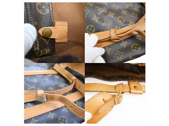 Zaino Louis Vuitton Randonnee Monogram Canvas GM Marrone - vista 7