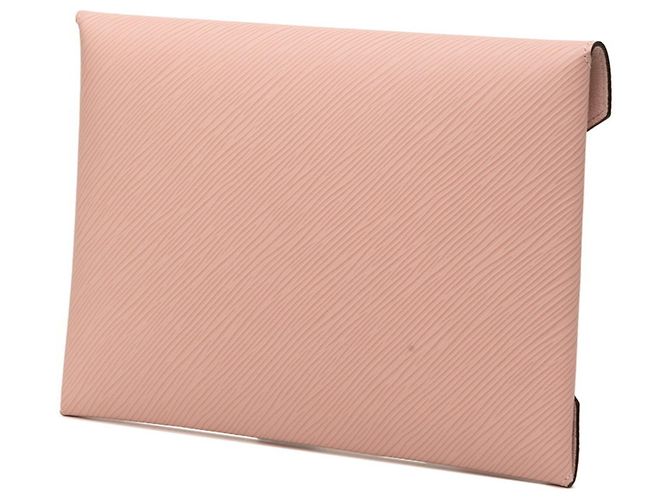 Set da 3 pezzi Louis Vuitton Epi Pochette Kirigami Rosa Rosso Bordò - vista 2