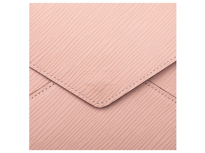 Set da 3 pezzi Louis Vuitton Epi Pochette Kirigami Rosa Rosso Bordò - vista 4