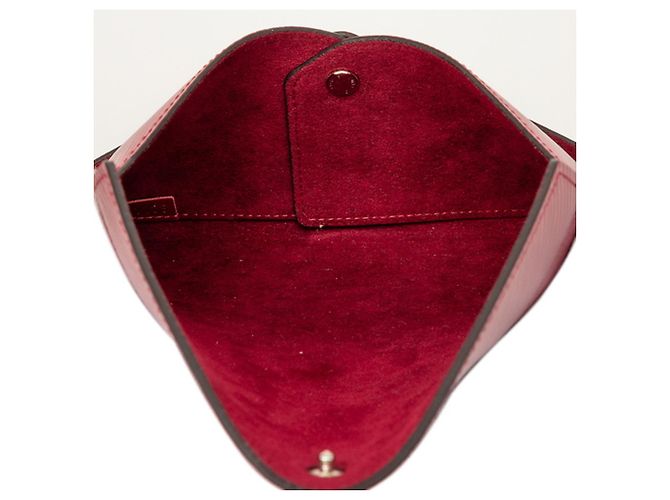Set da 3 pezzi Louis Vuitton Epi Pochette Kirigami Rosa Rosso Bordò - vista 7