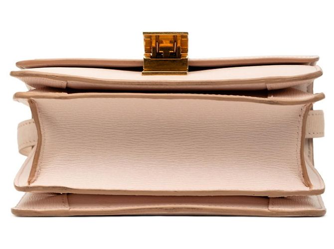 Céline Bolso bandolera pequeño Celine Classic Box Beige - vista 3