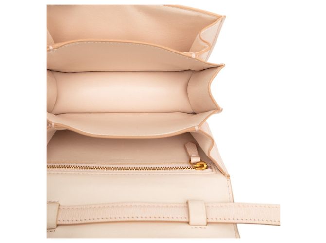 Céline Bolso bandolera pequeño Celine Classic Box Beige - vista 4