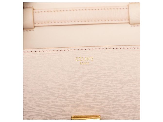 Céline Bolso bandolera pequeño Celine Classic Box Beige - vista 5