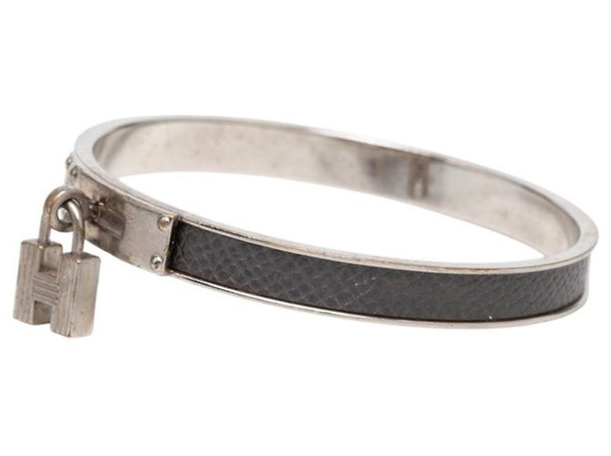 Bracciale Kelly di Hermès in grigio e argento Marrone - vista 2