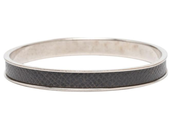 Bracciale Kelly di Hermès in grigio e argento Marrone - vista 3