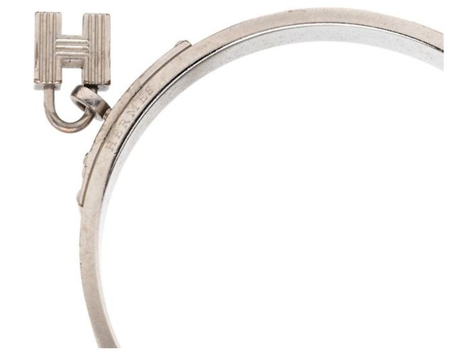 Bracciale Kelly di Hermès in grigio e argento Marrone - vista 4
