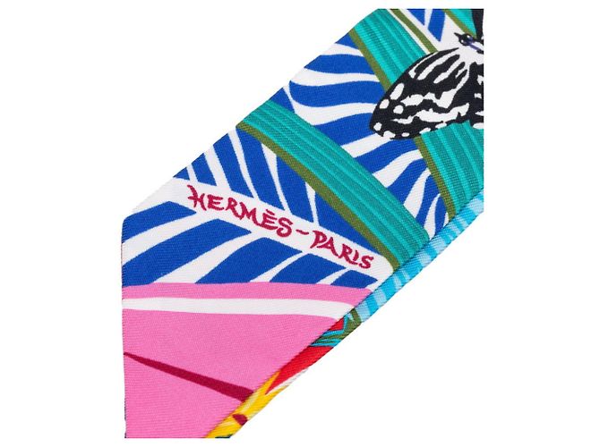 Foulard Hermès Twilly Jaguar Quetzal Multicolore - vista 2