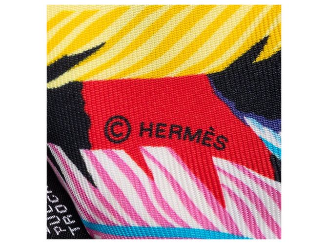 Foulard Hermès Twilly Jaguar Quetzal Multicolore - vista 3