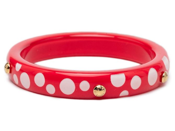 Bracciale Louis Vuitton x Yayoi Kusama Dot Infinity Bianco Rosso - vista 2