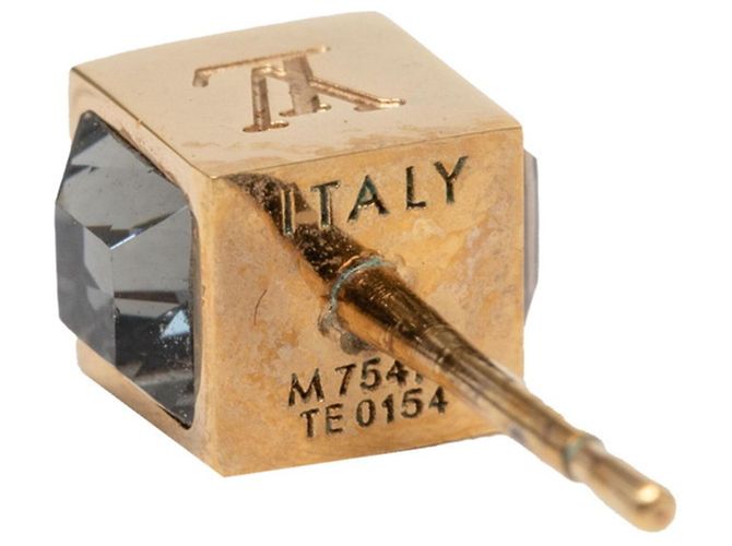 Louis Vuitton Gamble Cube Stud Ohrringe Golden - Ansicht 7