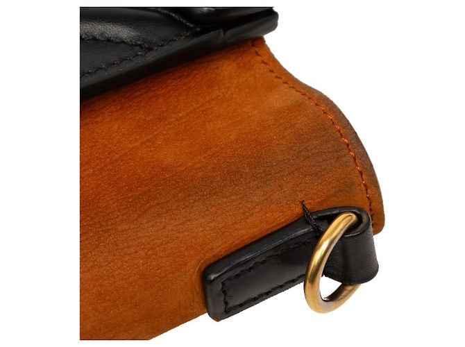Céline Borsa Celine Luggage Nano Shopper Marrone Nero - vista 4