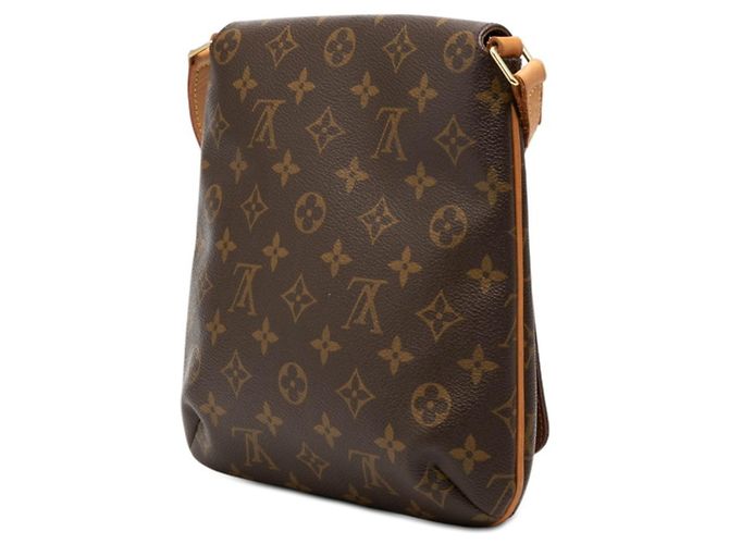 Borsa a Spalla Louis Vuitton Monogram Musette Salsa Marrone - vista 2