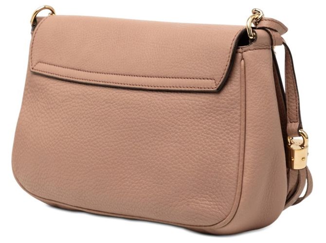 Borsa a tracolla in pelle rosa Gucci Soho - vista 2