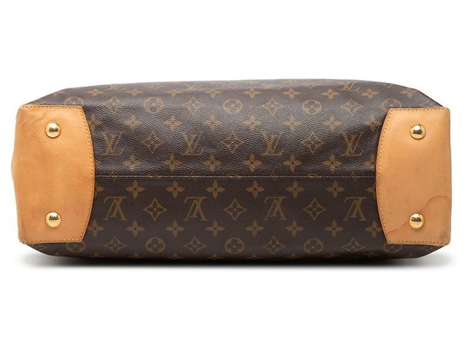 Borsa Tote Louis Vuitton Monogram Wilshire GM Marrone - vista 3