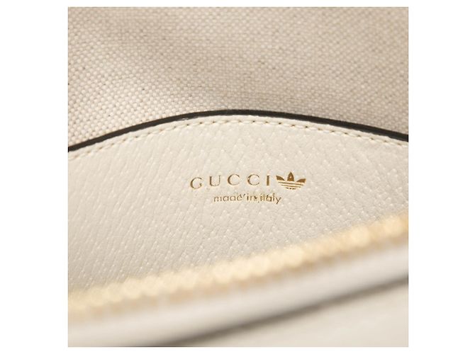 Borsa Gucci x Adidas Horsebit 1955 Nero Bianco - vista 5