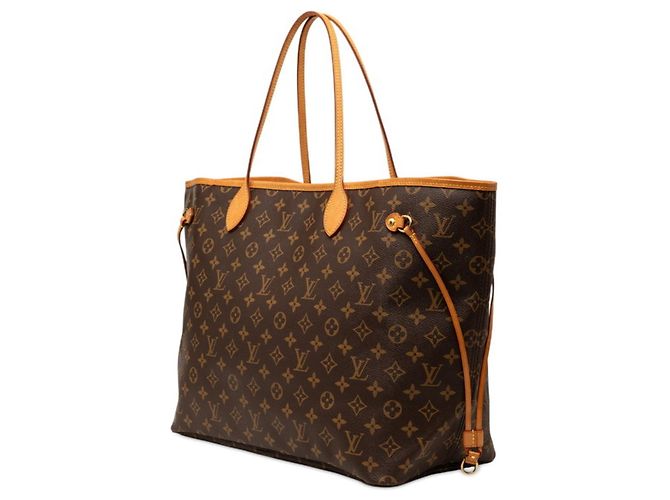 Borsa Tote Louis Vuitton Monogram Neverfull GM Marrone - vista 2