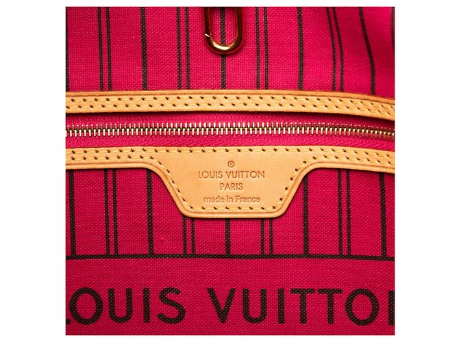 Borsa Tote Louis Vuitton Monogram Neverfull GM Marrone - vista 5