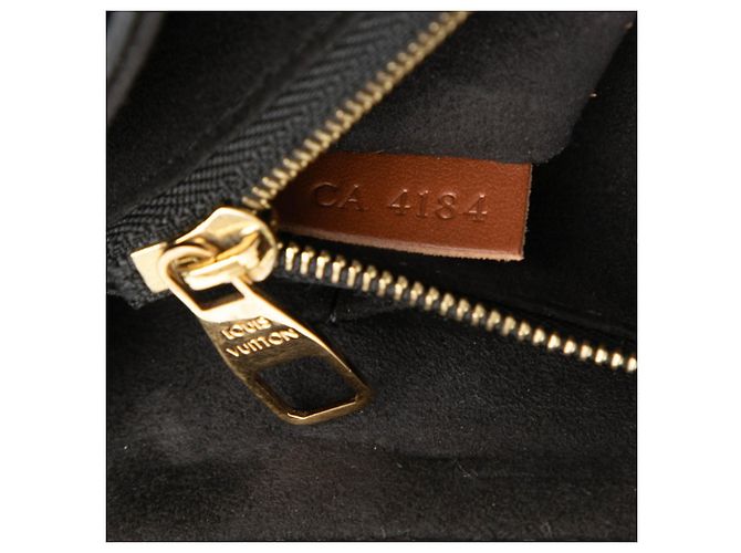 Borsa a Spalla Louis Vuitton Monogram Pallas Chain Marrone Nero - vista 6