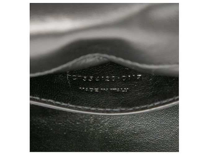 Bolso bandolera Saint Laurent YSL Logo Classic Kate Crossbody Chain Shoulder Bag Negro - vista 6