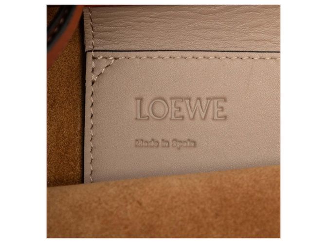 Borsa Tote Loewe Anagram Lazo Marrone Beige - vista 5