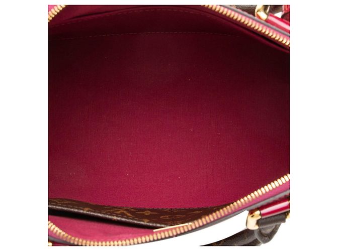 Borsa Tote e Crossbody Louis Vuitton Monogram Vernis Miroir Marrone Porpora - vista 4