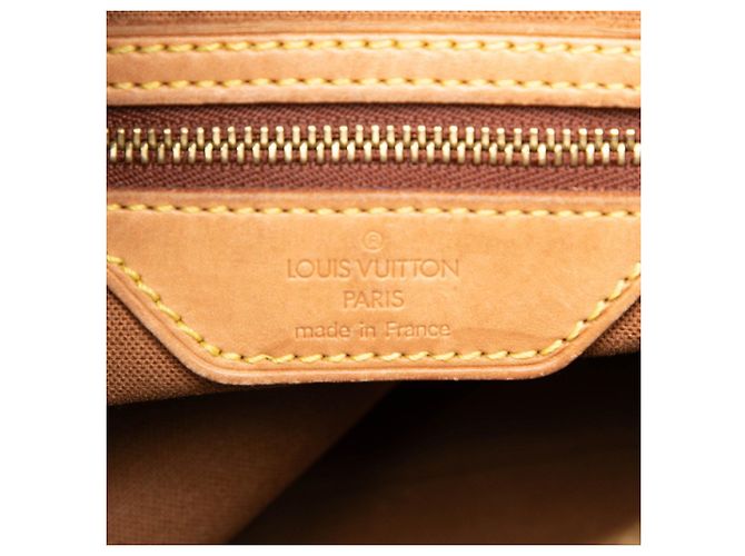 Borsa a tracolla Louis Vuitton Monogram Cabas Mezzo Marrone - vista 5