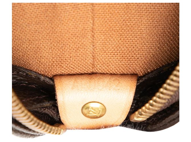 Borsa a tracolla Louis Vuitton Monogram Cabas Mezzo Marrone - vista 6