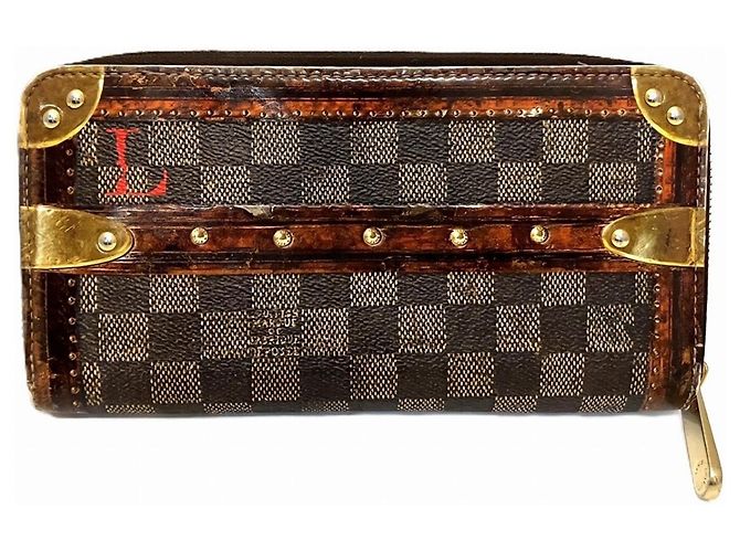 Cartera larga Zippy Trompe L'Ouille Louis Vuitton Castaño - vista 2