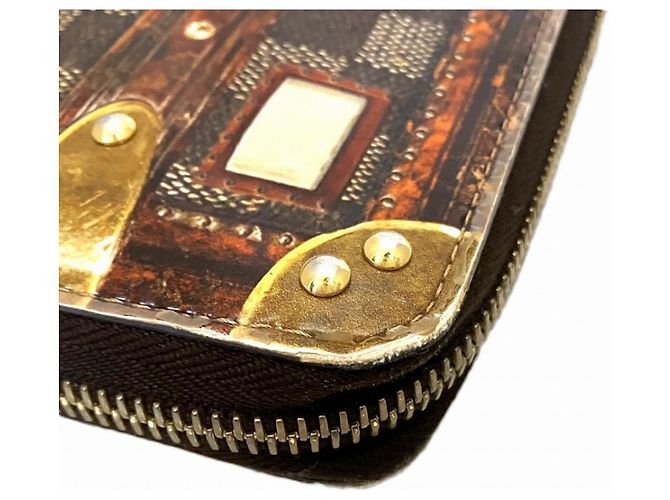 Cartera larga Zippy Trompe L'Ouille Louis Vuitton Castaño - vista 8