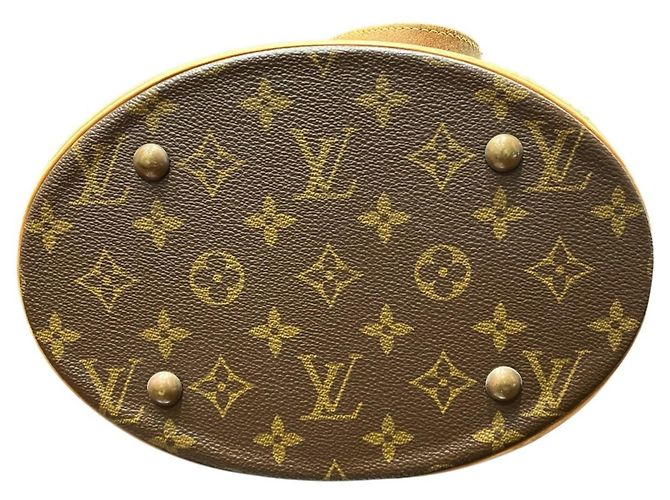 Louis Vuitton Petite Bucket Schultertasche Monogramm - Ansicht 3
