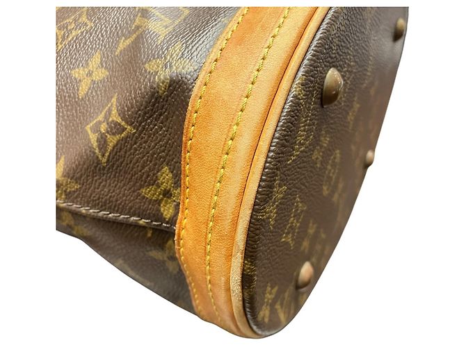 Louis Vuitton Petite Bucket Schultertasche Monogramm - Ansicht 5