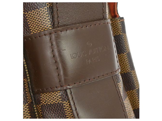 Borsa Louis Vuitton Naviglio Damier Marrone - vista 5