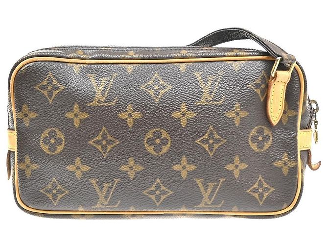 Louis Vuitton Pochette Marly Bandouliere Monogram Canvas medium Marrone - vista 2