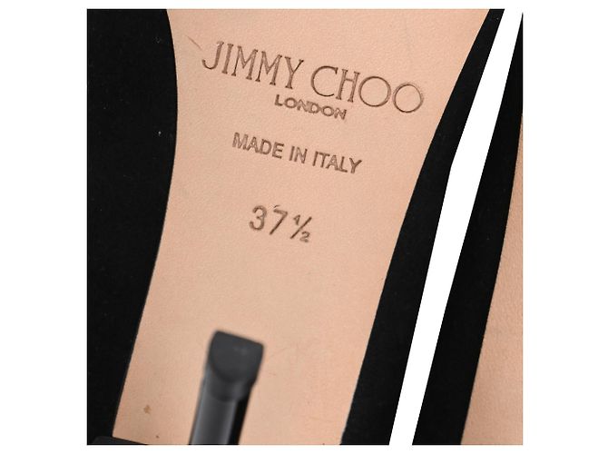 Décolleté Abel a punta di Jimmy Choo in scamosciato nero - vista 7