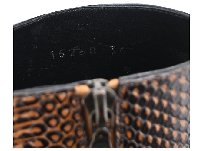 Stivaletti con stampa animalier Dries Van Noten in pelle multicolore - vista 9