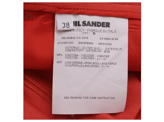 Pantaloncini arancioni Jil Sander Arancione - vista 5