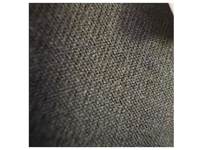 Vestido camisa mini com cinto em organza azul marinho em poliéster Maje - vista 8